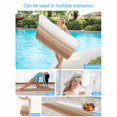 thumbnail image 5 of Beach Towel Brown White Bath Pool Towels Ombre Abstract Absorbent Beach Towel Soft Large Quick Dry Lightweight Camping Travel Sports Yoga Gym Swim Towels for Adult 35x70 Inch, 5 of 9