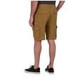 thumbnail image 2 of Iron Co  Men's Stretch Cargo Shorts in Carmel Size 36, 2 of 4