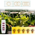 thumbnail image 3 of Deago Grow Lights for Indoor Plants Full Spectrum LED Plant Growing Lamp Ring Light with Automatic Timer Height Adjustable, 3 of 11