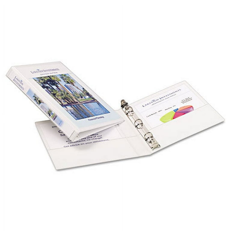 Mini Size Durable View Binder with Round Rings, 3 Rings, 0.5 Mini Size Durable View Binder with Round Rings, 3 Rings, 0.5