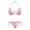 Cherry Blossom Print, variant on Rainbow Abstract Print Ladies Two Piece Bikini Set Swimwear Removable Padded Halter Bathing Suit with Strong Stitching Side Tie Triangular