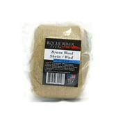 Brass Wool 3.5 Oz Skein/Pad/Wad -by Rogue River Tools. FINE grade -Made in USA, Pure Brass