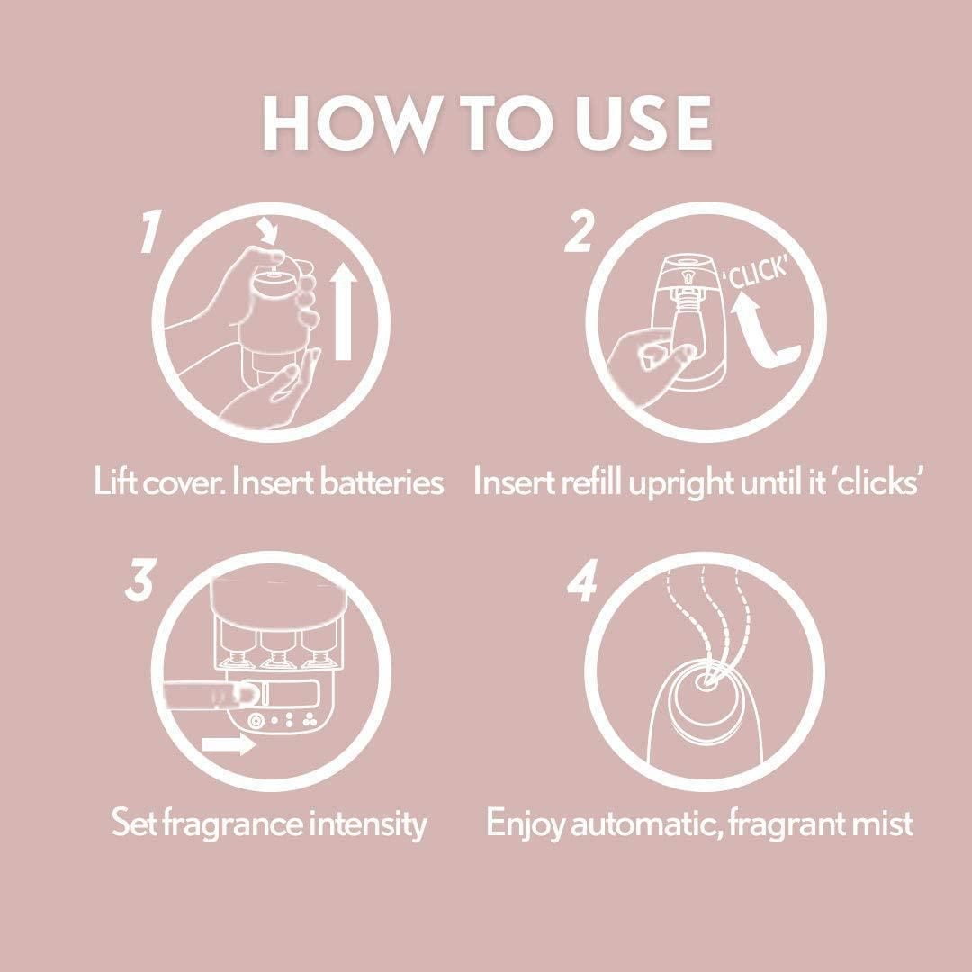 Recharge pour diffuseur d'huile parfumée Air Wick Essential Mist, Se détendre, 1 unité, assainisseur d'air, 20mL