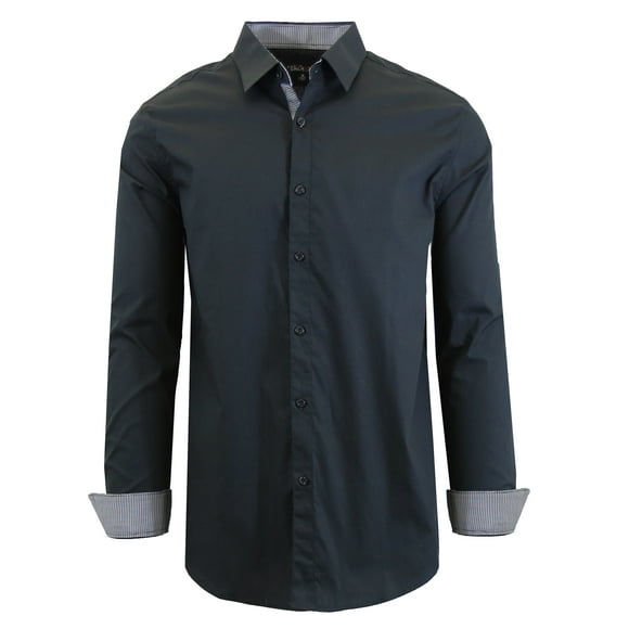 Men's Black Button Down Shirts