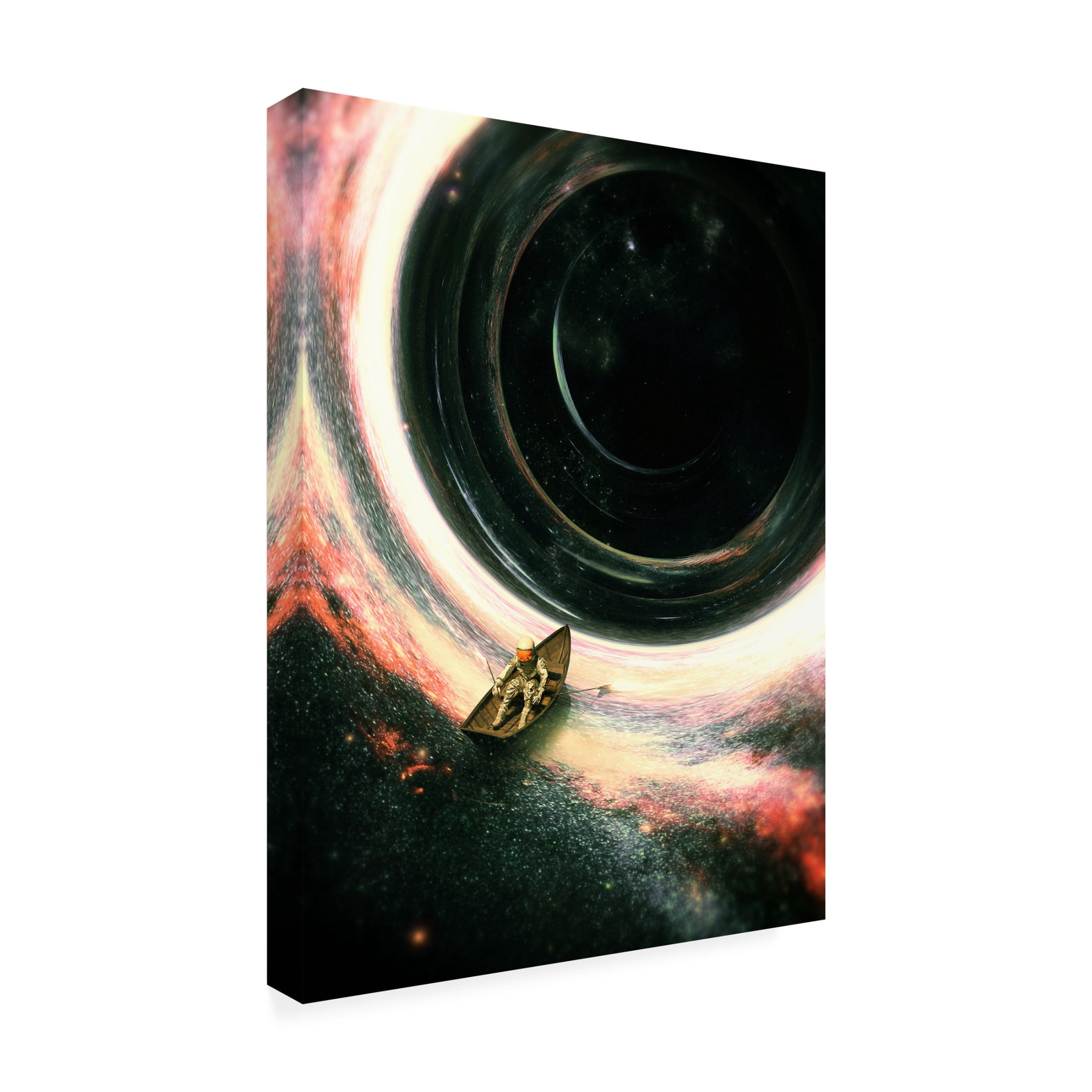 Canvas Wall Art - Francis Minoza 'Lost Sailor' Wall Art for Living Room, Bedroom, or Office D?cor by Trademark Fine Art - 18 x 24 Inches
