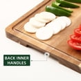 thumbnail image 4 of Acacia Wood Cutting Board 18x12x1 Inch Pre-Oiled Chopping Board with Juice Groove ,Durable Butcher Block for Fruits, Vegetables & Meat, 4 of 8