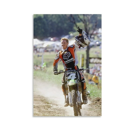 Ricky Carmichael POSTER Picture Print Canvas Poster Wall Paint Art Posters Decor Modern Home Artworks Gift 20x30inch(50x75cm)