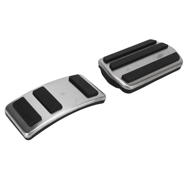 Almohadillas para pedales de AutomÓVIL, antipromeo de acero antislip inoxidable goma de goma larga durabilidad acelerador de pedales de desgaste para automóvil
