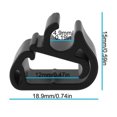 thumbnail image 4 of MKHSQHDG Today's Deals Black Windshield Wiper Arm Rubber Wiper Retainer Universal Auto Windshield Wiper Arm Fastener for Secure Installation and Stable Wiper Performanc, 4 of 6