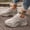 Gray, variant on Womens Sneakers Low Top Breathable Solid Color Mesh Sneakers, Lace Up Platform Casual Trainers, Lightweight Comfortable Walking Shoes for Women