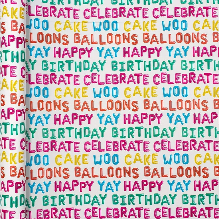 Funny Wrapping Paper. Humour Birthday Gift Wrap