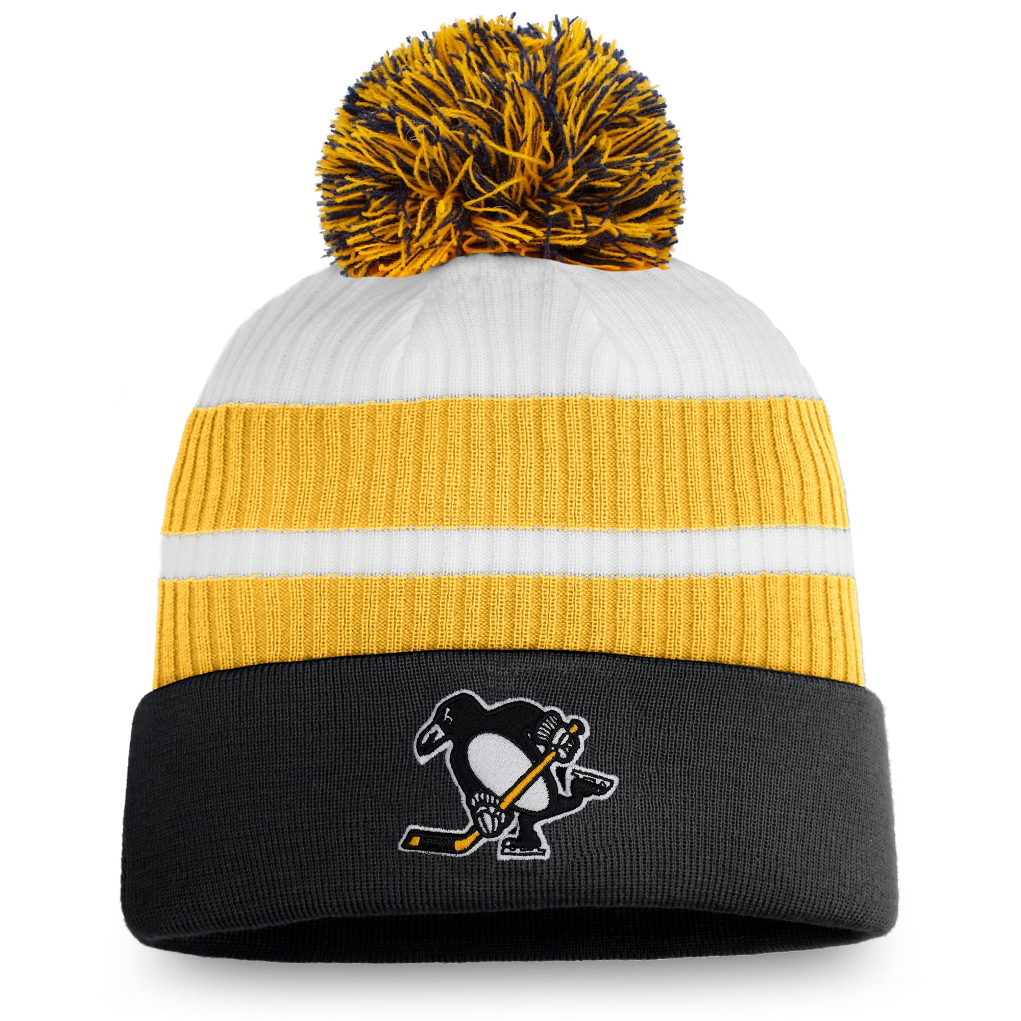 Pom Cuffed Knit Hat - OSFA - Walmart 