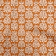 thumbnail image 1 of oneOone Cotton Cambric Orange Fabric Asian Block Craft Projects Decor Fabric Printed By The Yard 56 Inch Wide, 1 of 5