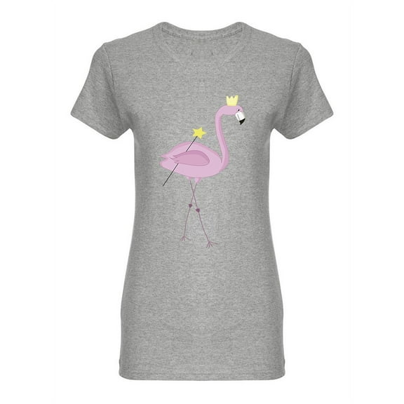 Pink Magic Flamingo Shaped T-Shirt Women -Image by Shutterstock, Female XX-Large