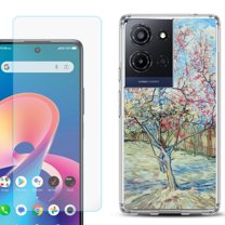 Phone Case for TCL K33 5G, with Screen Protector, by OneToughShield - Blossom Tree