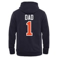 thumbnail image 3 of Men's Navy Auburn Tigers #1 Dad Pullover Hoodie, 3 of 3
