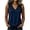 Navy -AT25, variant on Dwellite Women's Tank Tops Loose Fit V Neck Summer Flowy Basic Casual Sleeveless Business Work Tops Gray M