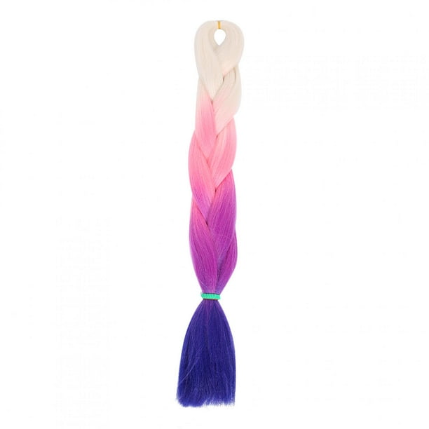 Torcedura Trenzado Cabello Jumbo Trenza Cabello Extensiones De Cabello Sintético Color Degradado Fiestas Halloween