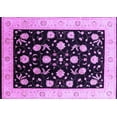 thumbnail image 1 of Ahgly Company Indoor Rectangle Oriental Purple Industrial Area Rugs, 7' x 10', 1 of 4