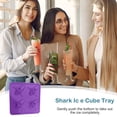 thumbnail image 4 of hulanddfd Sharks Silicone Ice Molds, 4 Cavity Sharks Ice Tray Reusable Animals Shape Ice Cubes Molds for Kitchen Decoration(Purple), 4 of 6