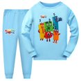 thumbnail image 1 of Pijamas de bloques de números para bebés y niñas, ropa de dormir de moda para niños pequeños, pijamas para adolescentes, pijamas de Navidad para niños, 1 of 4