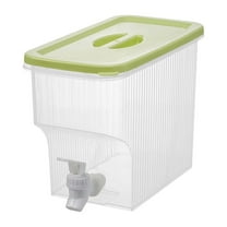 Gnwei 1 Gallon Drink Dispenser for Fridge Water Dispenser Leak Proof Lids Filter Screen Beverage Juice Container Sealed Plastic Lemonade Milk Cold Hot Drink Tea Jug for Party