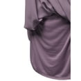 thumbnail image 5 of A2Y Women's Relaxed Fit Wool Dobby Woven Double Layer Spaghetti Cami Pleated Top Lilac Grey XL, 5 of 6