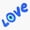 1pcs, variant on Evil Eye Love Preppy Sticker
