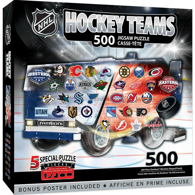 MasterPieces Jigsaw Puzzle for Adults - NHL Zamboni Shaped 500