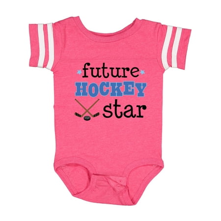 

Inktastic Future Hockey Star Sports Gift Baby Boy or Baby Girl Bodysuit