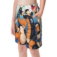 thumbnail image 2 of Haikyuu Poster Boy's Board Shorts Teen Swim Trunks Drawstring Quick Dry Beach Shorts Summer Swimsuits with Mesh Lining and Pockets, 2 of 8