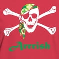 thumbnail image 3 of CafePress - Arrish Irish Pirate Skull And Crossbones T Shirt - Women's Traditional Fit Dark T-Shirt, 3 of 4