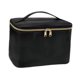 thumbnail image 3 of Bolsa de maquillaje, neceser, organizador ligero con divisores, cierre de cremallera, accesorios de , tela Oxford para viajes de negocios. Negro, 3 of 10