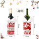 thumbnail image 2 of Juego de fundas para botellas navideñas, fundas para botellas de vino, 2 of 5