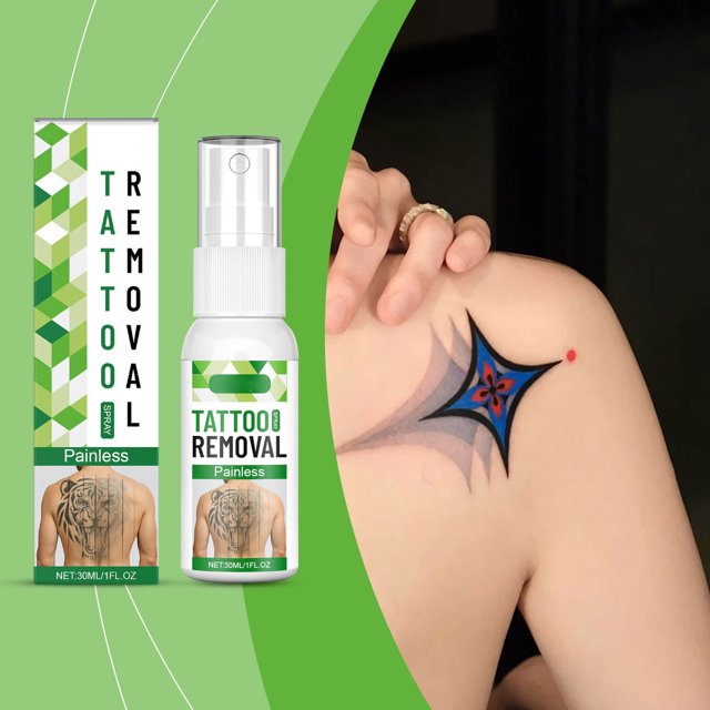 Spray Corporal Nutritivo Suave de 30 Ml | Verde | Extractos Vegetales Naturales | Eliminación de Tatuajes | Hidratante | Tamaño de Viaje