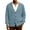 03#Blue, variant on Men's Cardigan Sweaters V Neck Lightweight Button Down Knit Sweaters Cardigan Sweaters Long Slevee Casual Sweater with Pockets Fall Clothes Orange L