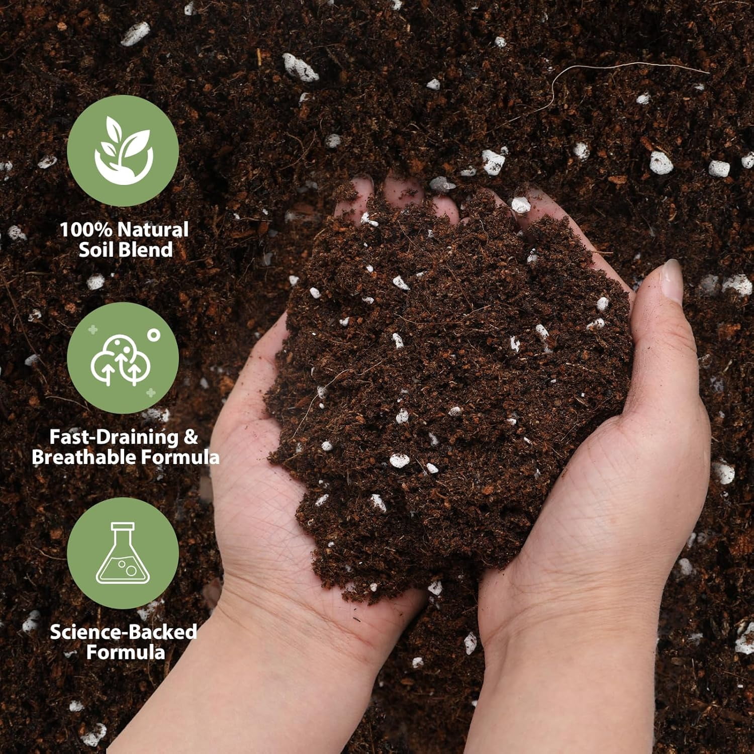 All-Natural Strawberry Soil & Potting Mix 4qt - Premium Potting Soil for All-Sta Strawberry Growth