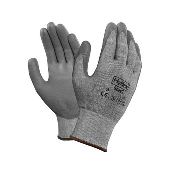 Ansell HyFlex 11-727 INTERCEPT Technology Glove w/ PU Palm Coating, Cut Level 2