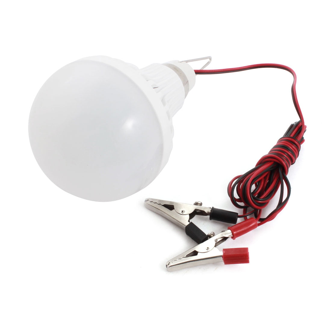 Crocodile Clip 12W LED 9-90V DC Light Bulb Emergency Hanging Lamp 3m Cables 