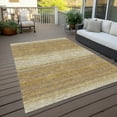 thumbnail image 6 of Addison Rugs Chantille Indoor/Outdoor Transitional Stripes Gold Washable Rectangle Rug, 3' x 5', 6 of 6