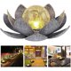 thumbnail image 1 of Outdoor Solar Lights, Lotus Solar Lantern with Bright Warm White Light Effect, IP44 Waterproof Solar Garden Lights for Patio, Courtyard, Lawn, Balcony, 1 of 5