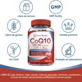 thumbnail image 2 of Doctors Recipes CoQ10 200 mg 120 cápsulas blandas suplemento con coenzima Q10 y aceite de oliva, 2 of 6
