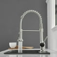 thumbnail image 3 of Kitchen Faucets with Pull Down Sprayer Bronze Brushed Nickel, 3 of 6