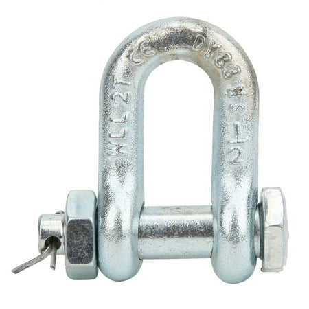 

price crash Anchor Shackle Heavy Duty Alloy Steel Galvanized Bow Type with Nut Lifting Machine Parts2pcs 2T Anchor Shackle