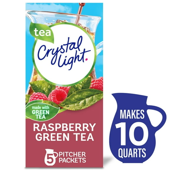 Crystal Light Zero Sugar Raspberry Green Tea Drink Mix Packets