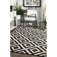 thumbnail image 1 of nuLOOM Kellee Contemporary Wool Runner Rug, 2' 6" x 6', Black, 1 of 4