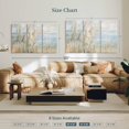 thumbnail image 4 of Elephant Stock Seaside Pampas Grass Wall Art - Horizontal Multi Panel Canvas - Living Room Wall Decor - Floral And Botanical Multi Panel - Blue And Beige Decor By Danhui Nai - 57" x 36", 4 of 8
