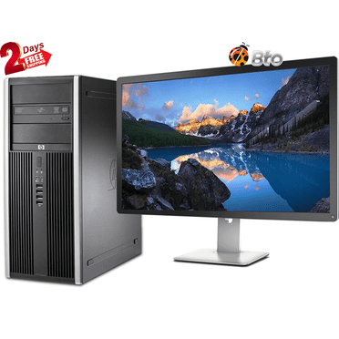 HP Compaq Desktop Tower Computer PC Intel Core i5 Processor 16GB Ram 2TB HDD 19" LCD KB & Mouse Bto Wifi Adapter Bluetooth Windows 10 Pro