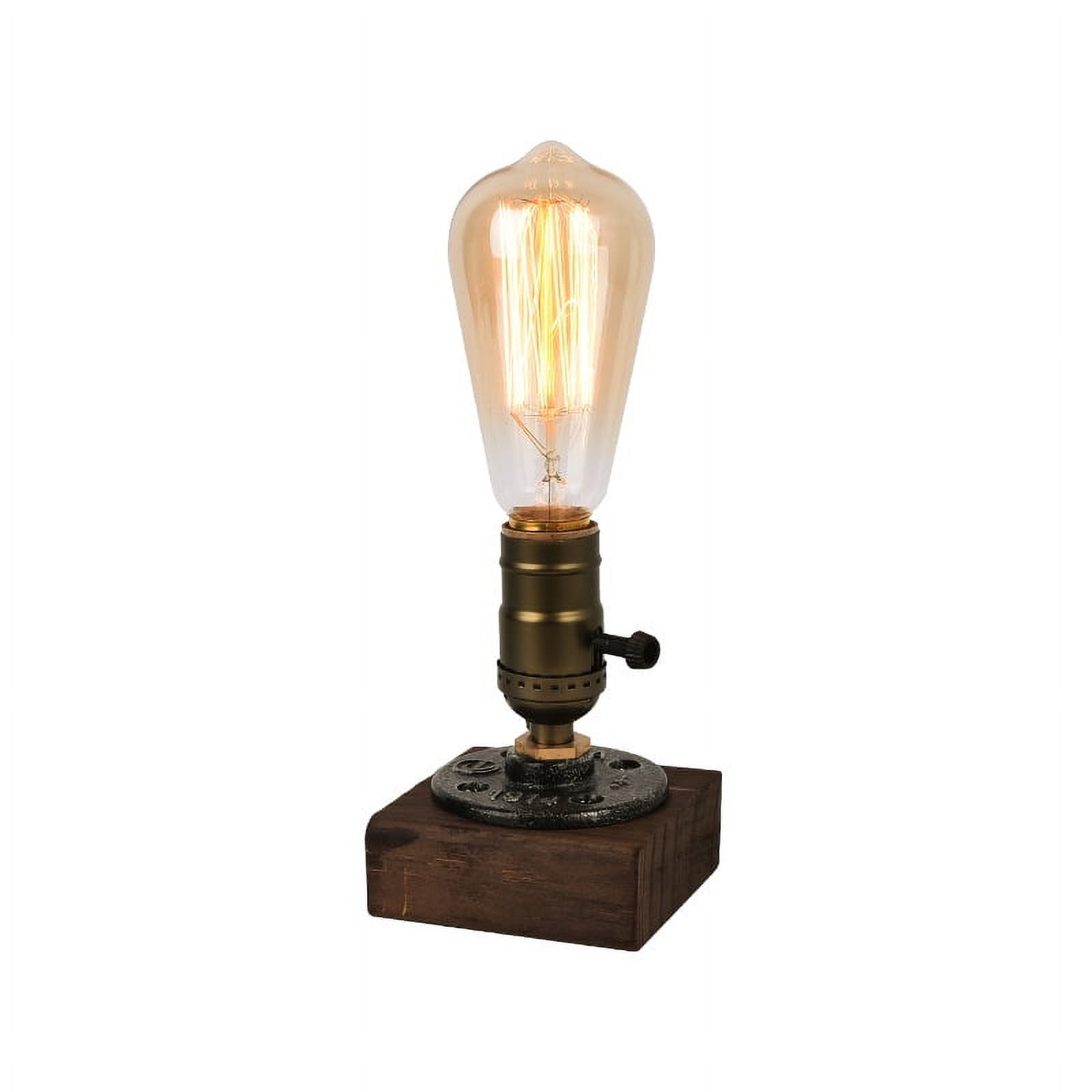 Table lamp-Desk lamp-Edison Steampunk lamp-Rustic home decor-Gift