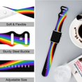 thumbnail image 3 of Pride Rainbow Watch Band Compatible Con Apple Watch 38 Mm, 40 Mm, 41 Mm, 42 Mm, 44 Mm, 45 Mm, Correa De Silicona De Repuesto Para Iwatch Series 7, 6, 5, 4, 3, 2, 1, Regalos Unisex Para Mujeres Y Hombr, 3 of 5